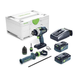 Festool - Trapano a percussione a batteria tdc 18/4 5.0/4.0 i-plus quadrive 577651