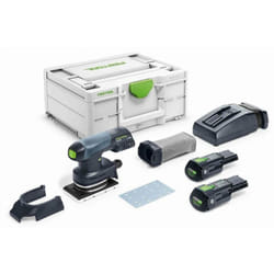 Festool - rtsc 400 3.0 I-Plus Levigatrice vibrante ibrida + 2 batterie da 3,0 Ah - 576353