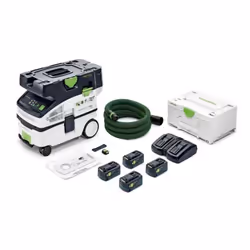 Festool Unità mobile di aspirazione a batteria CTLC MINI I-Plus CLEANTEC - 577670 Forza di aspirazione compatta senza cavo. P ...