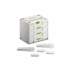 Festool Sortainer a 3 cassetti SYS3-SORT/3 M 337 (396 x 296 x 337 mm) - 577769 Accessori sempre a portata di mano. Systainer ...
