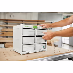 Festool 577816 Cassetta degli attrezzi Set di cassette degli attrezzi Verde, Bianco - Vista aggiuntiva 6