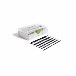 Il set di punte a elica in Systainer 6 Pz. 578111 Festool SYS3 S 76-SB CE-SORT/6 è un kit di accessori per la foratura del le ...