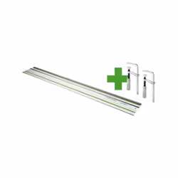 Il binario guida 140 cm con morsetti a vite 578422 Festool FS 1400/2 Lt Edt FSZ è un accessorio di sistema inventato e perfez ...