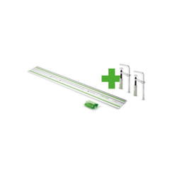 Fs 1400/2-KP Lt Edt fsz Binario guida 140 cm con morsetti a vite - Festool