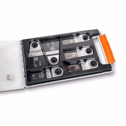 Fein SET DI ACCESSORI BEST OF E-CUT Composto da 6 diverse lame da taglio E-Cut. Contenuto: 1 lama E-Cut Universal larghezza 2 ...