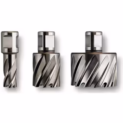 Dettagli tecnici Diametro di foratura 25 mm Materiale punte HSS HSS-Nova 25 punta a tazza Ø 25 x 25 Weldon Lunga durata, prof ...