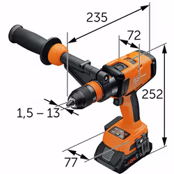 FEIN 99100001553 trapano 1,4 kg - Vista aggiuntiva 6
