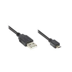 Alcasa 2510-MB05 cavo USB USB 2.0 5 m USB A USB B Nero