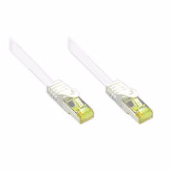 Alcasa 10m Cat.7 S/FTP, 10 m, Cat7, S/FTP (S-STP), RJ-45, RJ-45, Bianco