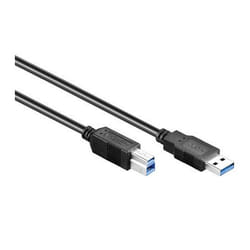 Alcasa 2710-S05 cavo USB USB 3.2 Gen 1 (3.1 Gen 1) 5 m USB A USB B Nero