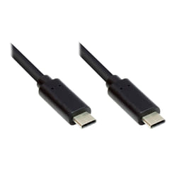 Alcasa GC-M0112 cavo USB USB 3.2 Gen 1 (3.1 Gen 1) 0,5 m USB C Nero