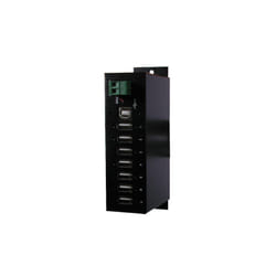EXSYS USB 2.0 HUB 7-Port 480 Mbit/s Nero