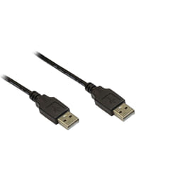 Alcasa USB 2.0, 3m cavo USB USB A Nero