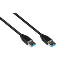 Alcasa 2831-AA005S cavo USB USB 3.2 Gen 2 (3.1 Gen 2) 0,5 m USB A Nero