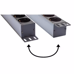 Alcasa GC-N0076 prolunghe e multiple 1,8 m 8 presa(e) AC Interno Nero