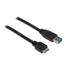 Alcasa USB 3.0 A/USB 3.0 Micro B, 0.2m cavo USB USB 3.2 Gen 1 (3.1 Gen 1) 0,2 m USB A Micro-USB B Nero