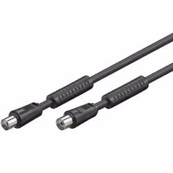 Alcasa S-PAK05S, 5 m, RF TV, RF TV, Nero