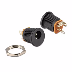 DeLOCK 65503, DC 2.1 x 5.5 mm, Nero