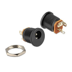 DeLOCK 65503 adattatore per inversione del genere dei cavi DC 2.1 x 5.5 mm Nero
