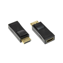 Alcasa HDMI - DisplayPort F/M Nero