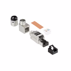 Alcasa GC-N0165, RJ45, Alluminio, Straight/Angled, Cat6, S/UTP (STP), 26/1