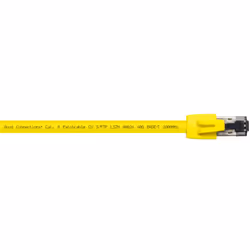 Alcasa 8080-010Y cavo di rete Giallo 1 m Cat8.1 S/FTP (S-STP)