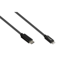 Alcasa 2510-CL005S cavo USB USB 2.0 0,5 m USB C USB C/Lightning Nero