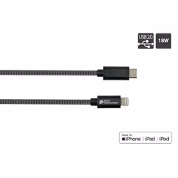 Alcasa 2510-CL005S cavo USB USB 2.0 0,5 m USB C USB C/Lightning Nero