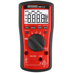 Benning - mm 2-2 Multimetro portatile digitale cat iii 600 v, cat iv 300 v Display (Counts): 6000