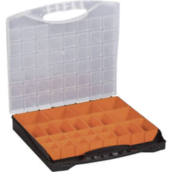 Valigetta per minuteria (l x l x a) 400 x 370 x 58 mm Scomparti: 24 suddivisione variabile Contenuto 1 pz. - Alutec