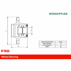 Set di cuscinetti ruota FAG 713 6404 20 - Vista aggiuntiva 5