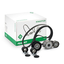 INA 529 0171 10 Kit cinghie Poly-V Controllare corsa libera generatore ed ev. sostituire MERCEDES-BENZ: Classe E T-modell, Classe E Sedan, GLK