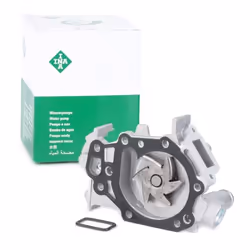 Pompa acqua; INA; con guarnizione per trasmissione cinghia dentata; per RENAULT, NISSAN; 210103314R, 7701478924, 8200037686, ...