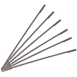 Scheppach - Kit 6 lame seghetto traforo legno plastica cartongesso 135x2x0.25 18t