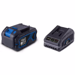 Il pratico Starter Kit Scheppach SBSK4.0 è composto da una batteria da 20 V/4,0 Ah e un caricabatterie da 2,4 A. La potente b ...