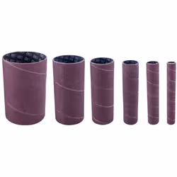 Set di 6 nastri abrasivi per levigatrice per legno Scheppach OSM100 e OSM600. Dati tecnici Diametro manicotti: 13 / 19 / 26 / ...