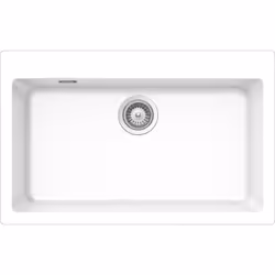 Schock Primus N100XL, Lavello montato su piano, Rettangolare, Bianco, 1 ciotole, Rettangolare, 720 x 384 mm