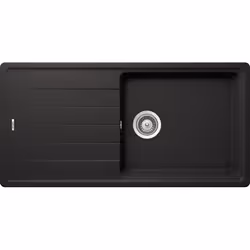 Schock ELEMENT D100L, Lavello montato su piano, Rettangolare, Nero, 1 ciotole, Rettangolare, 480 x 420 mm