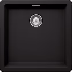 Schock VASCHE BROOKLYN N100U NERO ASSOLUTO 13, Lavello montato su piano, Rettangolare, Nero, 1 ciotole, Rettangolare, 400 x 4 ...