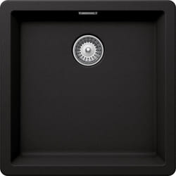 Schock VASCHE BROOKLYN N100U NERO ASSOLUTO 13 Lavello montato su piano Rettangolare