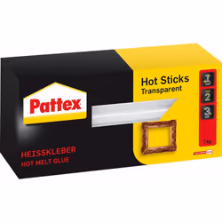 Cartucce Pattex trasparente ad alta resistenza Per attaccare a caldo con le pistole Pattex o altre pistole colla a caldo Patt ...