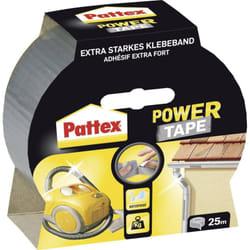 Pattex - PT2DS Nastro in tessuto Power Tape Argento (l x l) 25 m x 50 mm 1 pz.