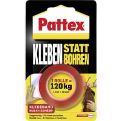 Pattex - pro/diy Tapes PXMT2 Nastro biadesivo Bianco (l x l) 1.5 m x 19 mm 1 pz.