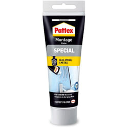 Pattex - Adesivo di montaggio speciale tubo da 80 g trasparente per vetri, specchi e altre superfici lisce in interni ed esterni