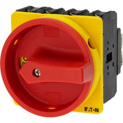 Eaton P3-100/EA/SVB/N Interruttore rotante 3P Rosso, Giallo