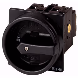 Eaton T0-2-1/EA/SVB-SW, Interruttore rotante, 3P, Nero, IP65, 20 A, -25 - 50 °C