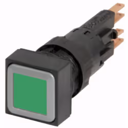 Dettagli tecnici Collegamento (Componenti) Faston 2,8 mm Colore Verde Diametro foro di montaggio 16 mm Dimensione del prodott ...
