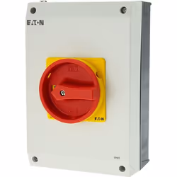 Eaton P3-63/I4/SVB/N, Interruttore rotante, 3P, Rosso, Giallo, 63 A
