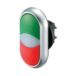 Eaton - m22-ddl-gr-x1/x0 pulsante doppio luminoso v/r i-o