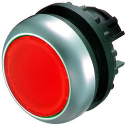 Eaton M22-DRL-R Interruttore a pulsante Nero, Metallico, Rosso